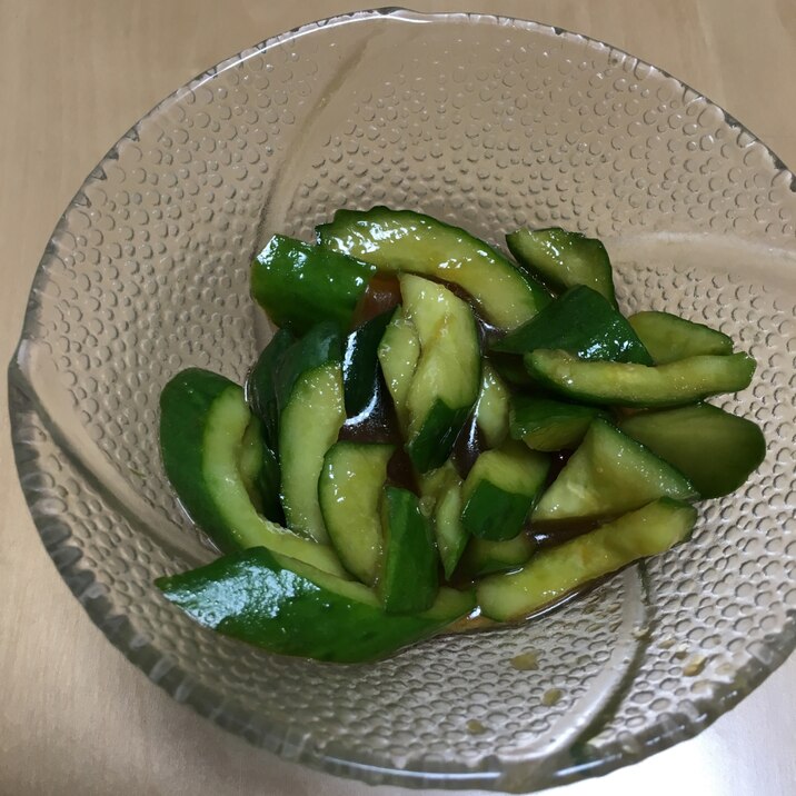 きゅうりの中華風漬物